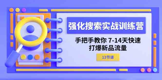 强化搜索实战训练营，手把手教你7-14天快速打爆新品流量（13节课）-东哥聊项目